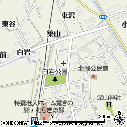 宮城県角田市岡駅前北6-5周辺の地図