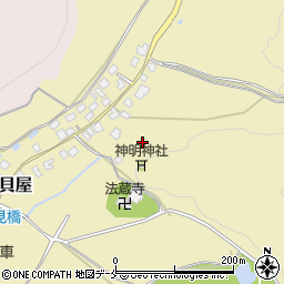 新潟県新発田市貝屋周辺の地図