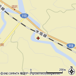 山形県西置賜郡小国町沼沢418-1周辺の地図