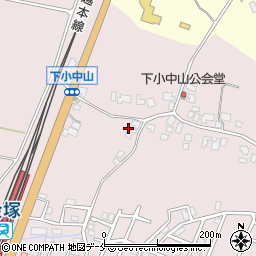 新潟県新発田市下小中山715周辺の地図