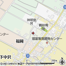 新潟県新発田市富島周辺の地図