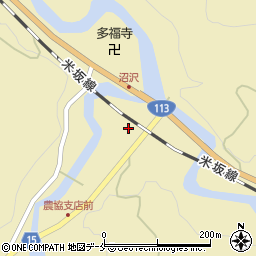 山形県西置賜郡小国町沼沢458周辺の地図