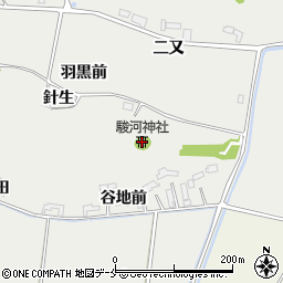 駿河神社周辺の地図