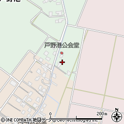 新潟県新発田市戸野港1周辺の地図
