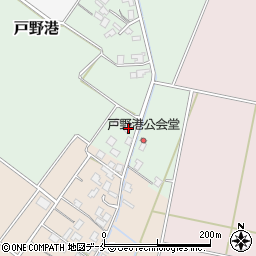 新潟県新発田市戸野港259周辺の地図