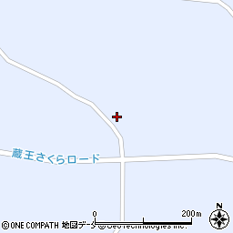宮城県角田市毛萱（日陰沢）周辺の地図