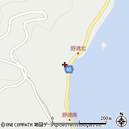 新潟県佐渡市野浦6周辺の地図