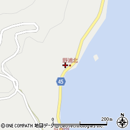 新潟県佐渡市野浦1周辺の地図