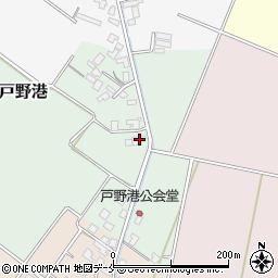 新潟県新発田市戸野港175周辺の地図