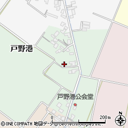 新潟県新発田市戸野港146周辺の地図