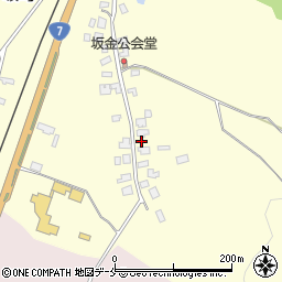 新潟県新発田市下坂町80周辺の地図