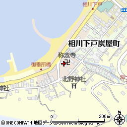 新潟県佐渡市相川下戸炭屋浜町周辺の地図