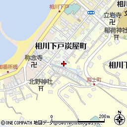 新潟県佐渡市相川下戸炭屋裏町15周辺の地図