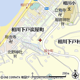 新潟県佐渡市相川下戸村周辺の地図