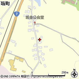 新潟県新発田市下坂町82周辺の地図