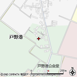 新潟県新発田市戸野港121周辺の地図