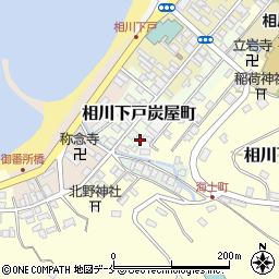 新潟県佐渡市相川下戸炭屋裏町13周辺の地図
