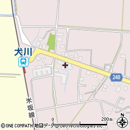 山形県東置賜郡川西町小松1751-1周辺の地図