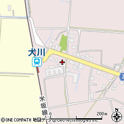 山形県東置賜郡川西町小松1759-3周辺の地図