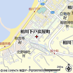 新潟県佐渡市相川下戸炭屋裏町12周辺の地図