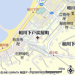 新潟県佐渡市相川下戸炭屋裏町10周辺の地図