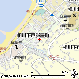 新潟県佐渡市相川下戸炭屋裏町8-1周辺の地図