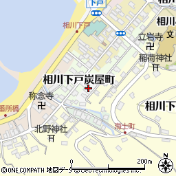 新潟県佐渡市相川下戸炭屋裏町7周辺の地図