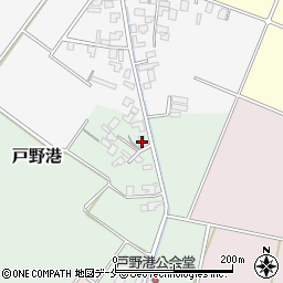 新潟県新発田市戸野港81周辺の地図