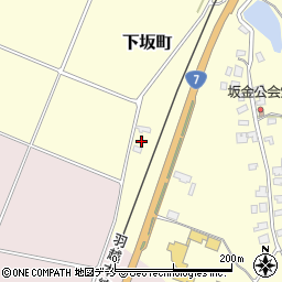 新潟県新発田市下坂町620-1周辺の地図
