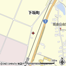 新潟県新発田市下坂町607周辺の地図