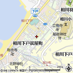 新潟県佐渡市相川下戸町38周辺の地図