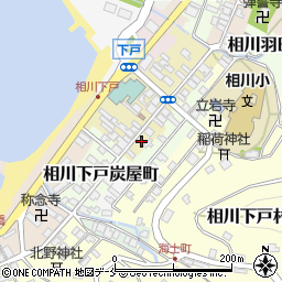 新潟県佐渡市相川下戸町36周辺の地図