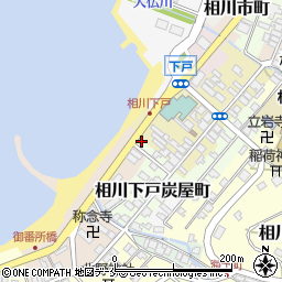 新潟県佐渡市相川下戸町43周辺の地図