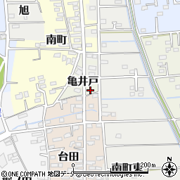 宮城県亘理郡亘理町亀井戸1周辺の地図