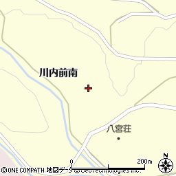 宮城県白石市福岡八宮川内前南9周辺の地図