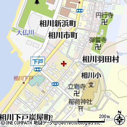 新潟県佐渡市相川下戸町83周辺の地図