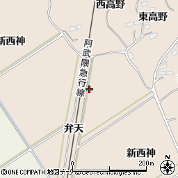 宮城県角田市神次郎新西神90周辺の地図