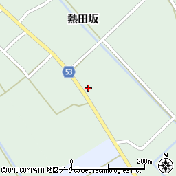 新潟県胎内市熱田坂456周辺の地図
