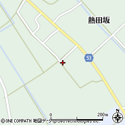 新潟県胎内市熱田坂246周辺の地図