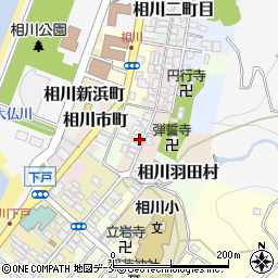新潟県佐渡市相川四町目周辺の地図