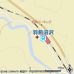 沼沢駅前周辺の地図