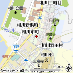 新潟県佐渡市相川四町目浜町周辺の地図