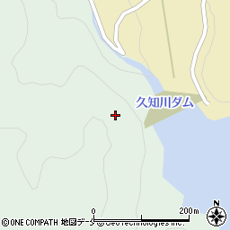 久知川ダム周辺の地図