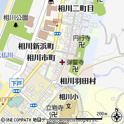 新潟県佐渡市相川四町目25周辺の地図