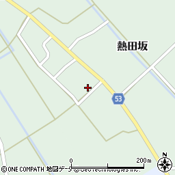 新潟県胎内市熱田坂242周辺の地図