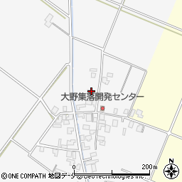 新潟県新発田市大野86周辺の地図