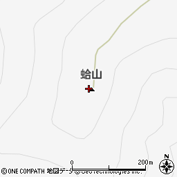 蛤山周辺の地図