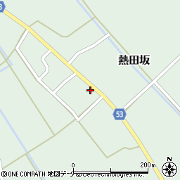 新潟県胎内市熱田坂268周辺の地図