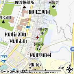 新潟県佐渡市相川三町目14周辺の地図