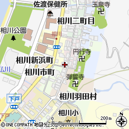 新潟県佐渡市相川三町目30周辺の地図